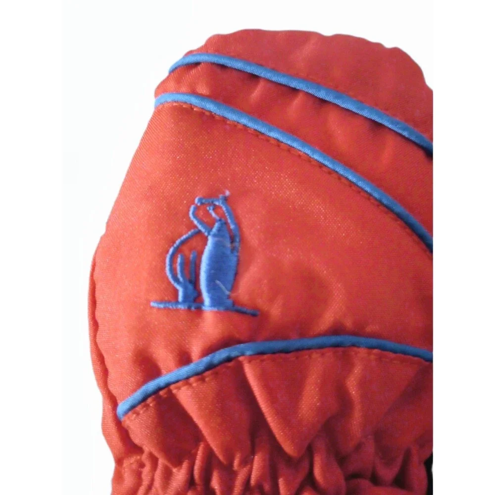 Red 3M™ Thinsulate™ Insulated Snow Mittens w/Black Textured Palm sz 12-24M